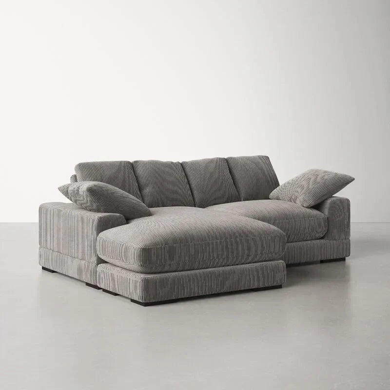 106′′ Wide Reversible Sofa & Chaise