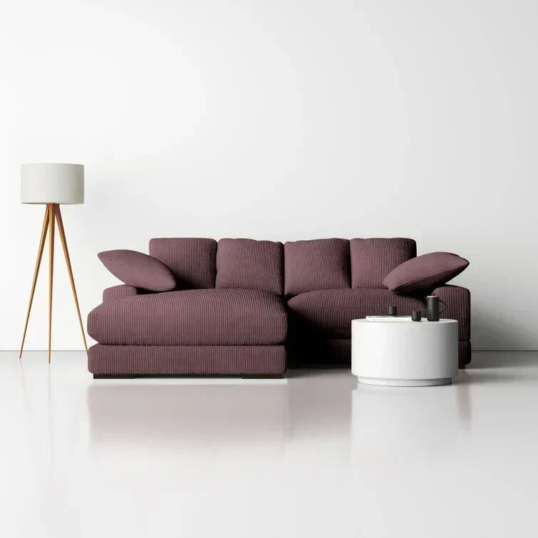 106′′ Wide Reversible Sofa & Chaise